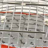 Set of four Model 420C dining chairs designed by Harry Bertoia for Knoll International, USA, 1960s