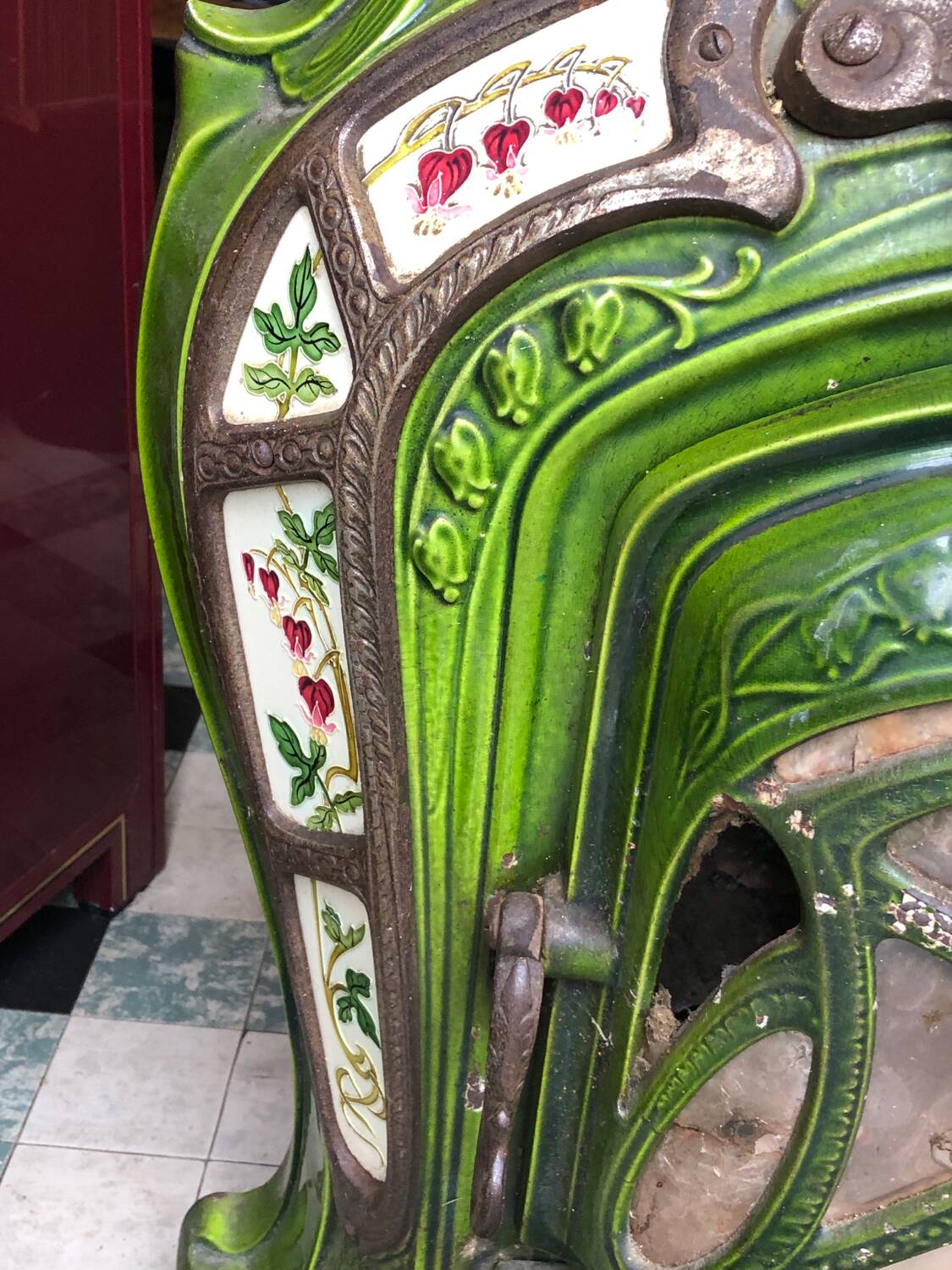 Art Nouveau stove