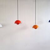 Blue Flowerpot pendant lamp by Verner Panton for Louis Poulsen, Denmark 60s