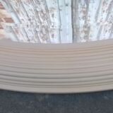 Art deco-style oval mirror 71x56cm