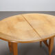 Oval table with guillerme and Chambron extensions circa 1960 editon Votre Maison