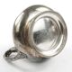 Art Nouveau sugar bowl, silver-plated brass, Germany, early 20th century