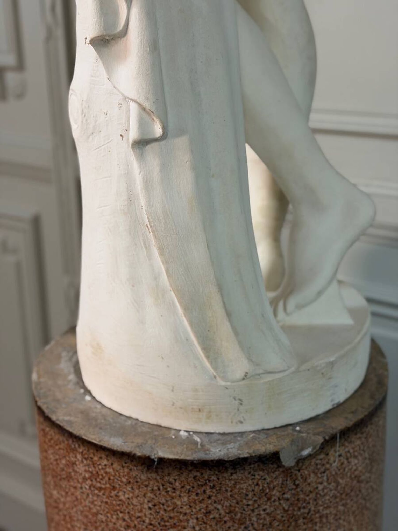 Venus with the Apple, based on the model by Bertel Thorvaldsen in reconstructed marble, 20th century.
