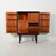 Scandinavian 1940s bar cabinet with inlays