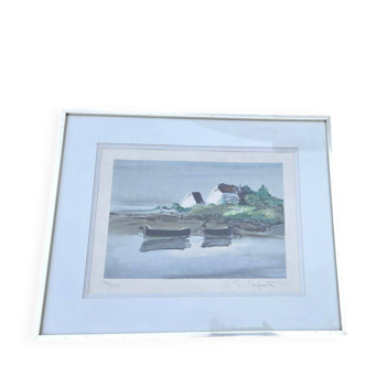 Georges LAPORTE Original Colour Lithograph Signed and Numbered 74/150