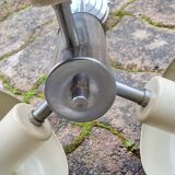 UFO pendant light, vintage, 3 globes, space age, 70s