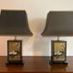 Pair of Le Dauphin pagoda lamps