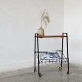 Desserte avec porte-magazines, années 1960