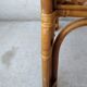Pair of vintage rattan armchairs