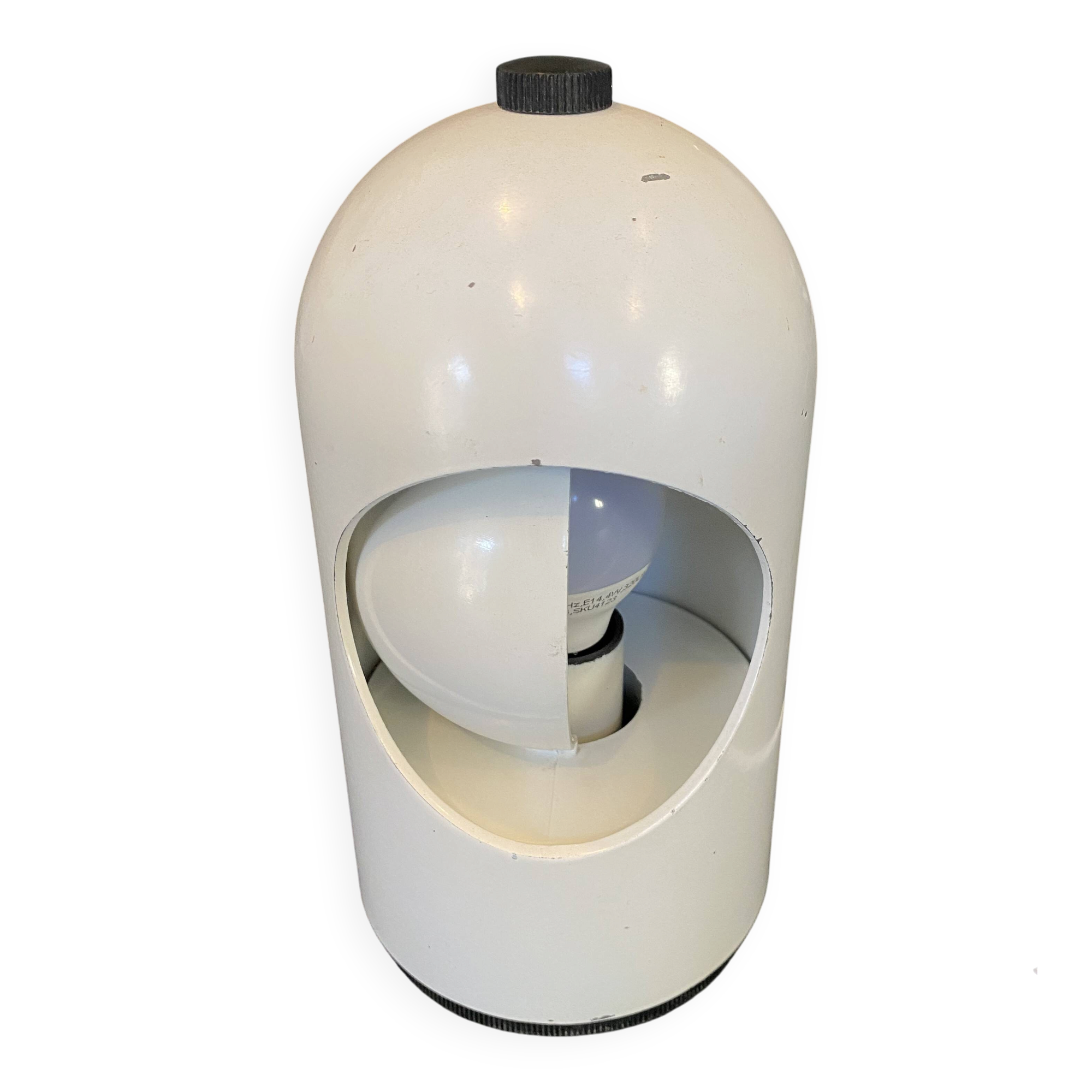 Lampe éclipse à poser de table bureau Selene ABM rotative Space Age vintage