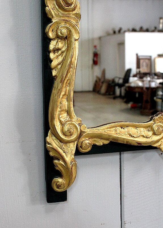 Miroir en bois doré, style Louis XV – début XXe