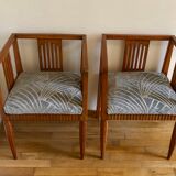 Pair of mahogany armchairs from the 1920s