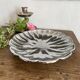 Stainless steel dish with ball feet 32 cm