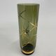 Vase vintage des années 1960 à décor doré, Tchécoslovaquie