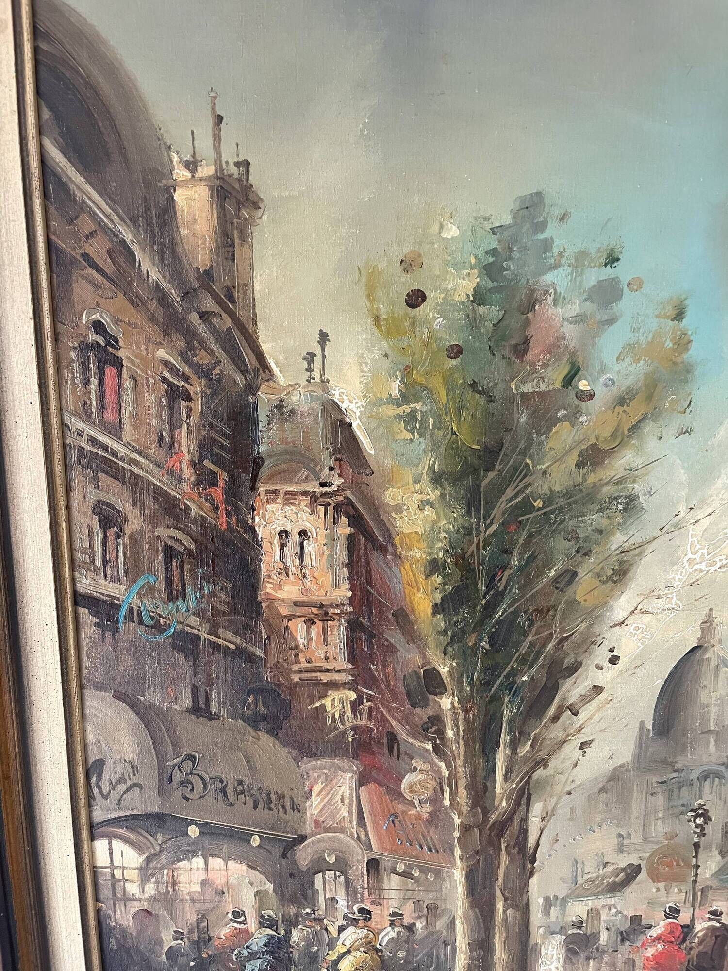 Signed Montmartre painting