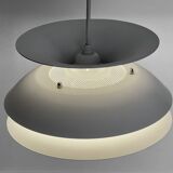 Medium size multi layered pendant light by Kurt Wiborg for Jeka Metaltryk.