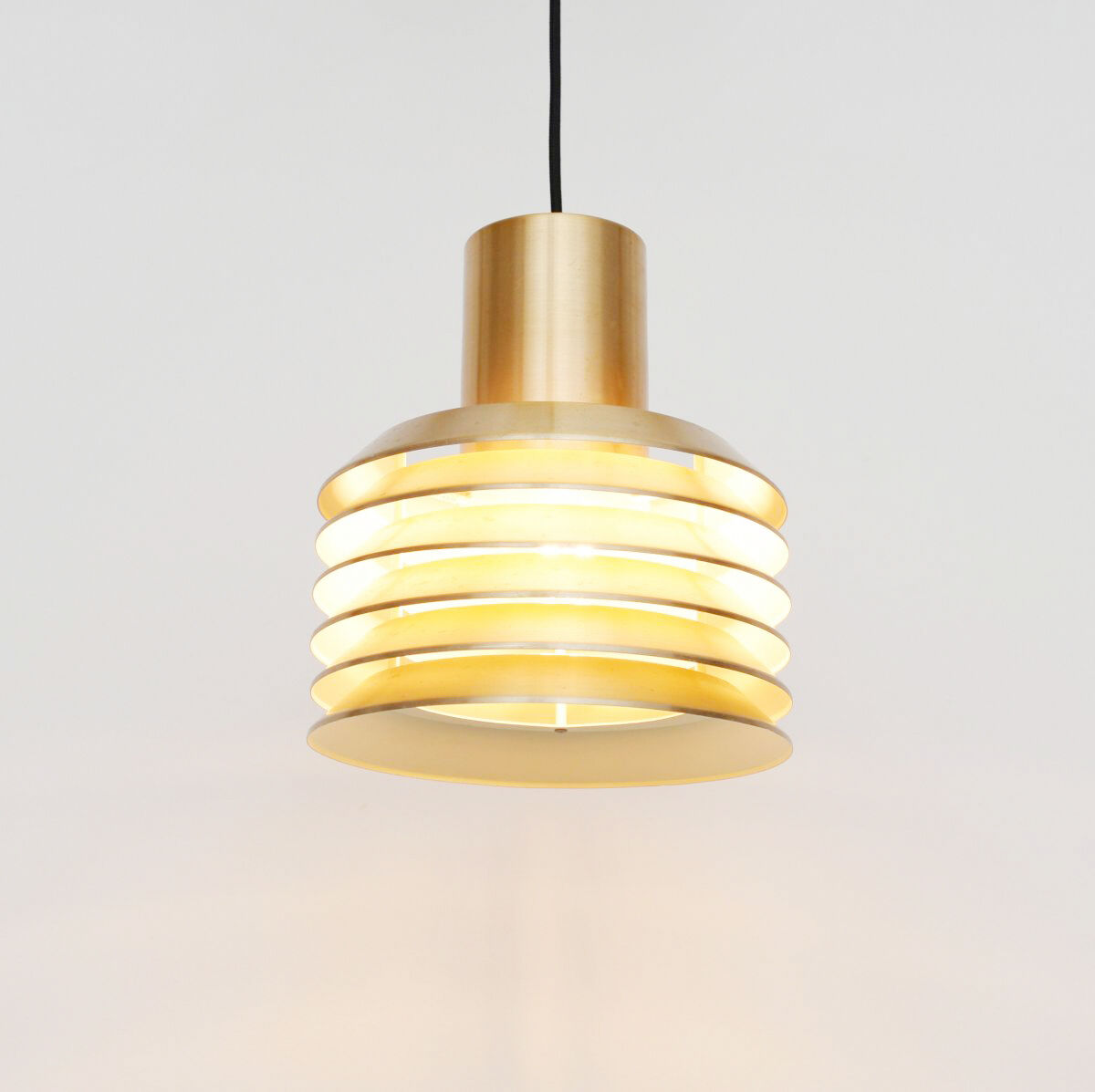 Danish pendant lamp in golden brass 60