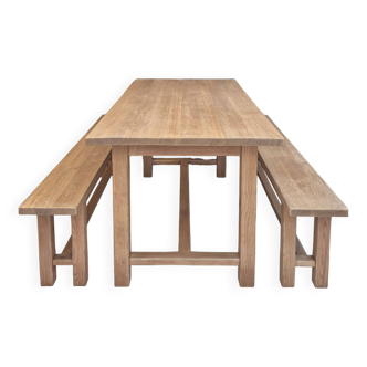 Table and benches