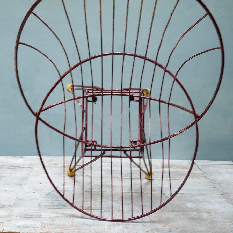 Metal basket Chair years 50