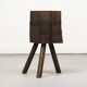 Old Wabi Sabi Primitive oak chopping block
