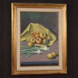 Italian painting Still life signed by Valentino Ghiglia