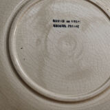 Set of 10 dessert plates, Moulin des Loups, Orchies