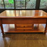 Cocktail coffee table in cherry wood