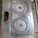 Cook old tile faience metal structure