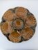 Set of 6 Sarreguemines oyster plates