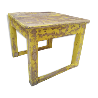 Small side table vintage workshop bedside