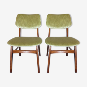 Paire de chaises scandinaves des années 50