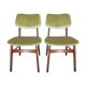 Paire de chaises scandinaves des années 50