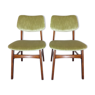 Pair of Scandinavian chairs, 50s