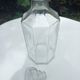 Carafe octogonale en verre