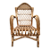 1950s Rattan Child's Armchair
