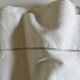 Linen old days embroidered linen sheet