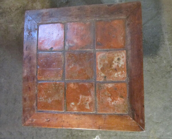 Rustic coffee table terracotta / terracotta coffee table