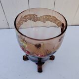 Cerise service with Legras brandy, Art Nouveau, Montjoye