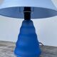 Lampe en verre bleu 1990