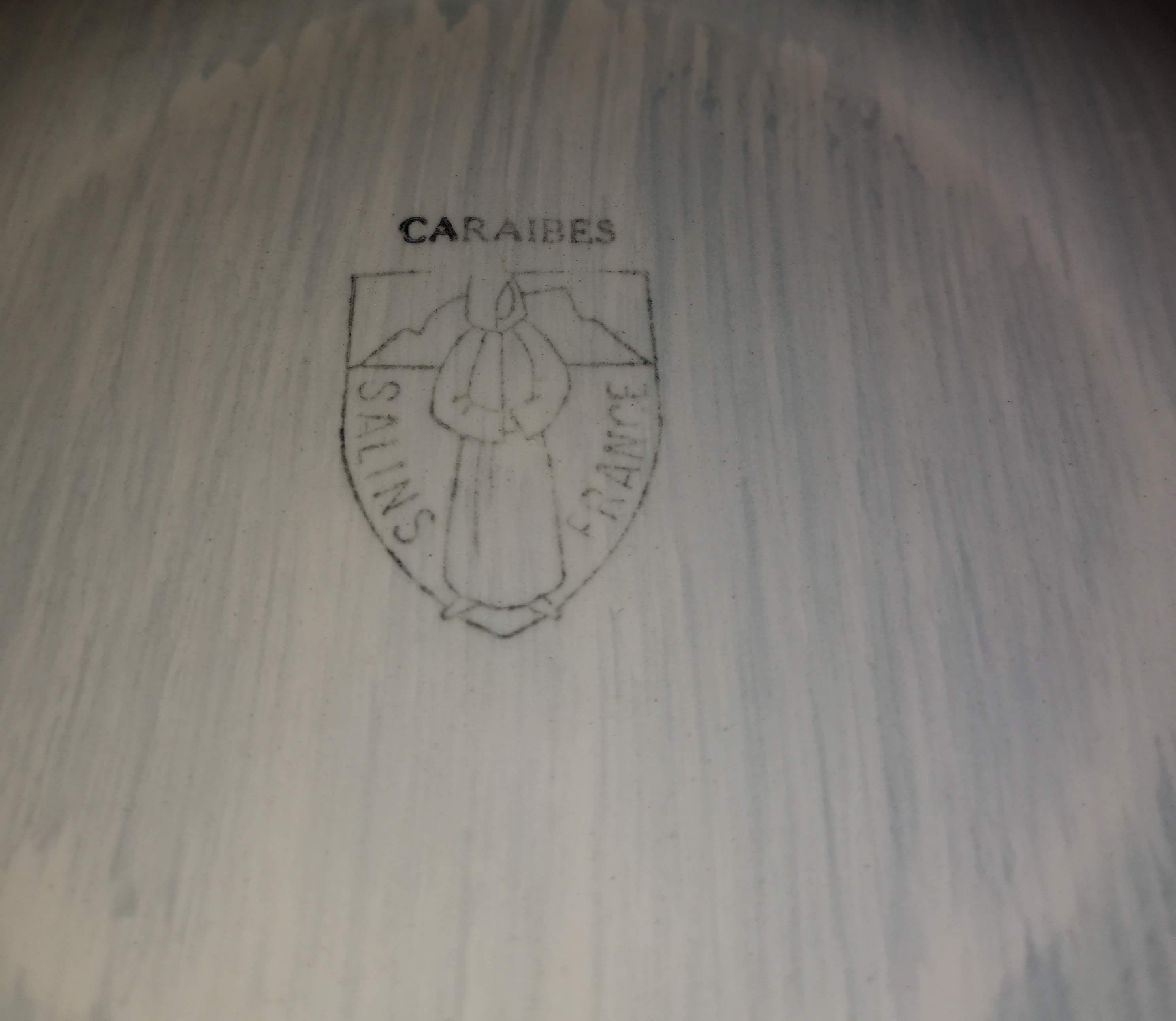 Service oval plates Porcelain de Salins-les-Bains