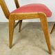 Pair of 50's style reconstruction chairs, wood