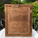 Monochrome abstract painting