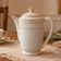 Vintage Art Deco coffee pot in Limoges porcelain by Charles Ahrenfeldt – gold trim.