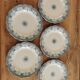 Service de 5 assiettes vintage en Terre de Fer