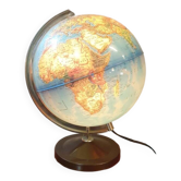 Globe terrestre lumineux vintage