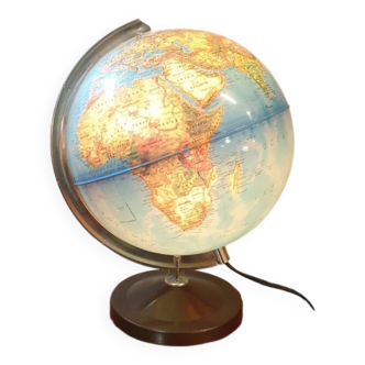 Vintage Illuminated Globe