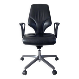 Vintage design Giroflex 64 leather office chair