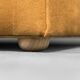 2 seater sofa in brown linen 70