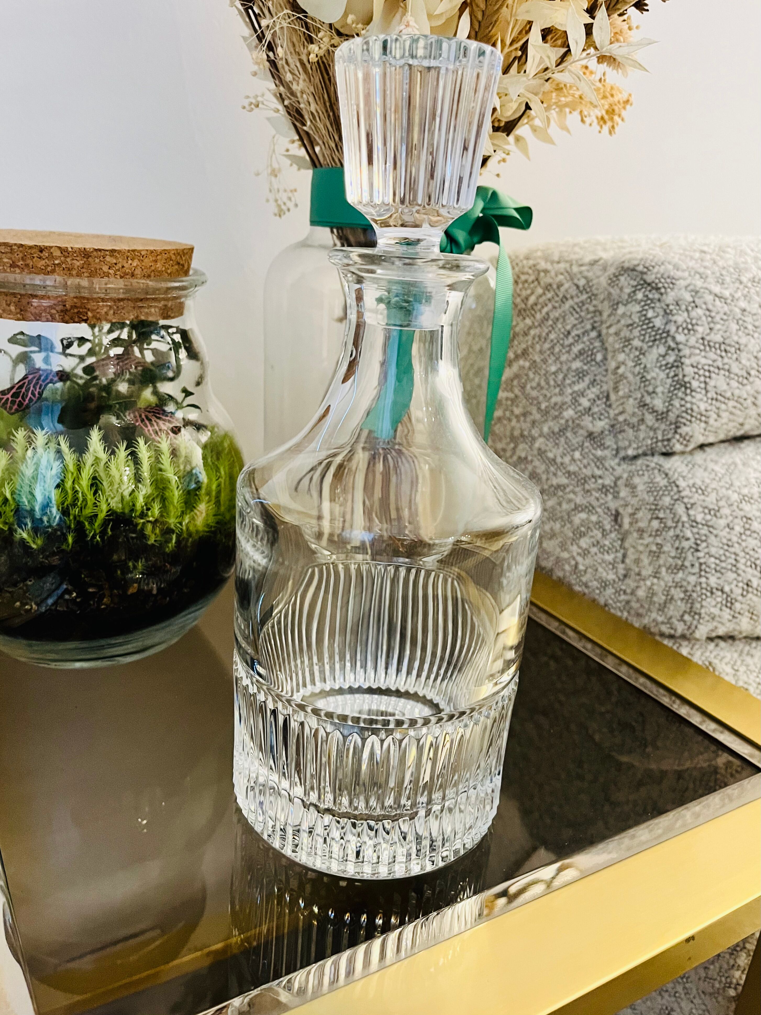 Crystal whisky decanter