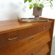 Fineer schoenenkast met lades